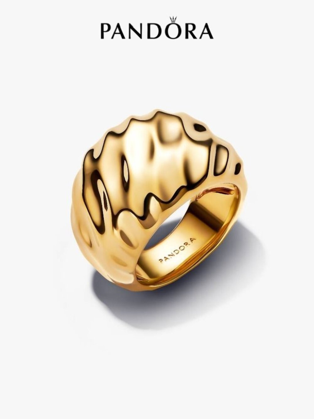 Pandora Rippled Statement Ring